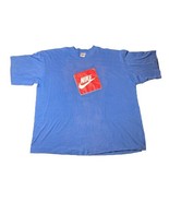 VTG Nike Shirt Adult Size 2XL Blue Just Do It Logo Big Graphic Spellout ... - £36.64 GBP