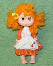 9&quot; Vintage Eugene Doll Orange Hair Original Dress w/ Flower Made In Hong Kong - £12.66 GBP