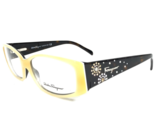 Salvatore Ferragamo Eyeglasses Frames 2645-B 588 Yellow Brown Tortoise 5... - $65.36