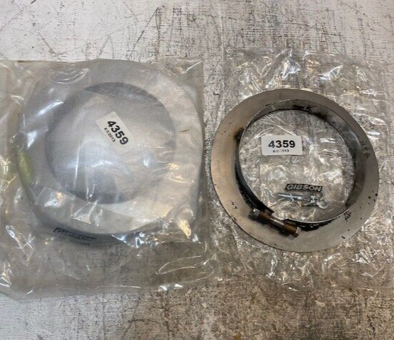 2 Quantity of Gibson 4359 | 4315 Exhaust Clamps 5-7/8&quot; ID 8-1/4&quot; OD (2 Q... - $47.49