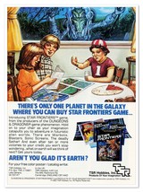 TSR Star Frontiers Jeff Easley Illustration Vintage 1983 Print Magazine Ad - $13.30 CAD