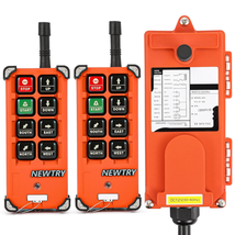 Remote Control 8 Buttons 12V 2 Transmitters Industrial Channel Electric Lift Hoi - $211.59