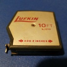 Vintage 10&#39;  Lufkin Tape Measure W8210 Made In USA - $11.99