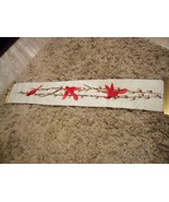Vintage Embroidered Cardinals long gold accents  - $143.95 MXN