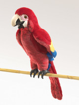 Scarlet Macaw Puppet - Folkmanis (2362) - £33.72 GBP