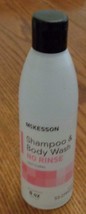 Mc Kesson No-Rinse L Ight Floral Shampoo &amp; Body Wash - Brand New Gentle Cl EAN Ser - £7.72 GBP