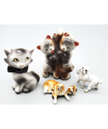 Vintage Animal Figure Lot Miniatures Minis Bears Collies Poodle Cat Figu... - £15.63 GBP