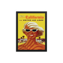 Southern California, United Airlines Vintage Ad Poster - £11.65 GBP+