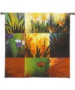 53x53 TROPICAL NINE PATCH Floral Tapestry Wall Hanging - $178.20