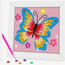 Butterfly Diamond Art Kit - Easy DIY Painting for Kids 6-8 - £33.63 GBP