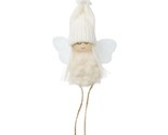 Silver Tree White Angel Shelf Sitter Mini Christmas Ornament NWT - $6.86