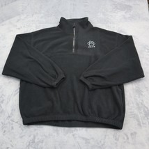 Sierra Pacific Sweatshirt Mens XL Black Long Sleeve 1 4 Zip Fleece Mock ... - $29.68