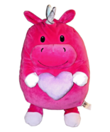 ANIMAL ADVENTURE 16&quot; PINK SQUISH LOVE HEART UNICORN SO SOFT SITTING 2020... - €4,65 EUR