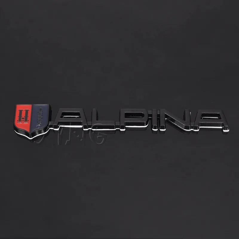 3D Metal Car Sticker Auto Emblem Refit Logo Badge Decal For BMW Alpina M 3 5 6 X
