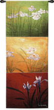 53x18 KARMA Flower Floral Tapestry Wall Hanging - £70.08 GBP