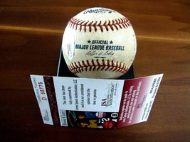Mariano Rivera Ny Yankees Hof Early Signed Auto Vintage Game Used Baseball Jsa - £470.71 GBP