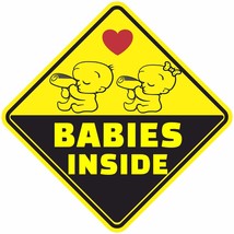 BABY ON BOARD BABIES GIRL BOY PREGNANT ASSORTED DECAL STICKER BUY 2 GET 3 H - £2.32 GBP