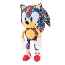 NEW Sonic &quot;Sticker Bomb&quot; Plush (18&quot;, 1lb) Toy Factory, Official License Sega NWT - £22.55 GBP