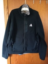 Eddie Bauer First Ascent Fleece Sweater Mens XL Black Full Zip Pullover - $25.00