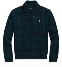 Polo Ralph Lauren Green Holiday Heritage Tartan Sweater ( S ) - £155.03 GBP