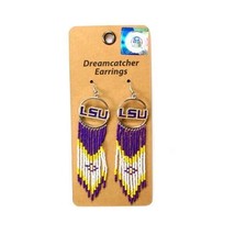 NCAA LSU Tigers Official Team Fan Gear Merch Dream Catcher Series Earrings - $10.69