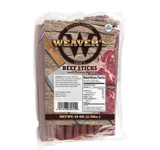 Weavers Smoked Meats 7&quot; Meat Sticks- Established in 1885 (Mild Beef, 5 l... - $85.09