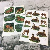 Vintage Scrapbooking Stickers Horses Colts Ponies Collectible Lot Of 2 S... - £9.29 GBP