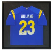 Kyren Williams Autographed Nike Los Angeles Rams Framed Blue Jersey Beckett - $595.00