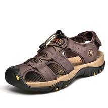 Men Shoes Summer Men Sandals Fashion Sandals Coffee 7239 8 - £30.86 GBP