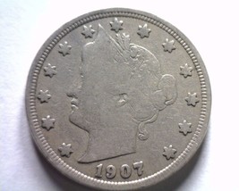 1907 Liberty Nickel Fine F Nice Original Coin From Bobs Coins Fast 99c Shipment - £5.22 GBP