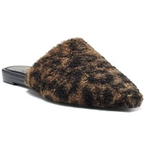 Vince Camuto Womens 6.5 M Leopard Animal Print Fuzzy Flat Clog Shoes  NI... - £25.96 GBP