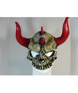 DEVIL SKULL HALF LATEX MASK HALLOWEEN HORROR COSPLAY - $18.37 CAD