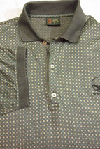 GORGEOUS Bobby Jones Blue Gold Golf Stripe Polo Shirt Made n Italy  XL T... - £21.15 GBP