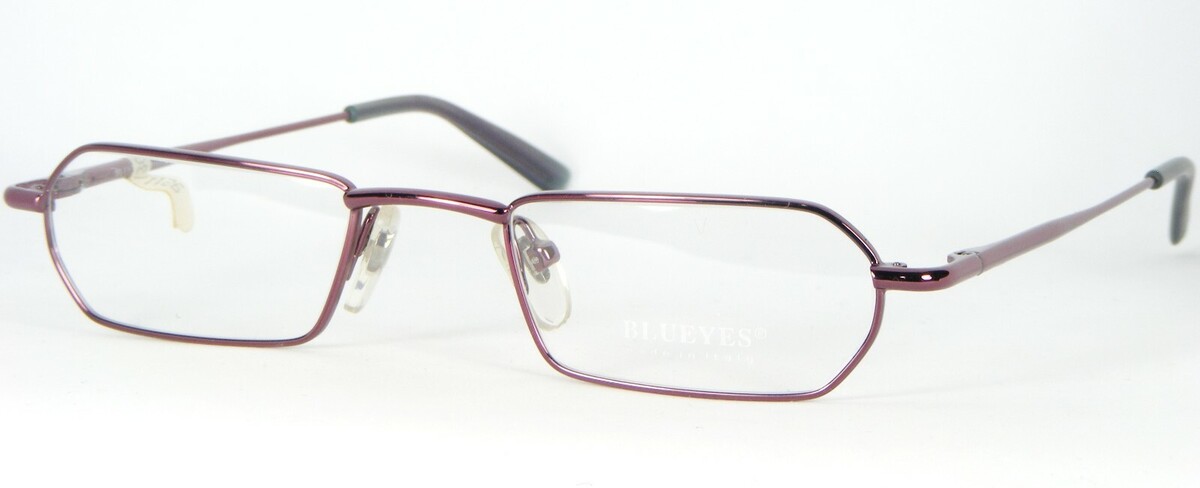Neu BBLUEYES 6059 199 Lila Brille Metall Rahmen 46-20-135mm - $58.40