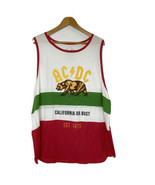 AC/DC Tank Top “California Or Bust” size 2X Sleeveless Mexico Flag Top W... - $22.49