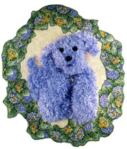 Purple Pooch: Quilted Art Wall Hanging - $255.00