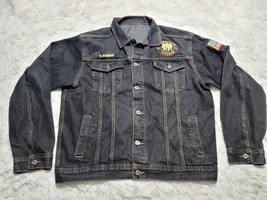 Danbury Mint Personalized U.S. Army Denim Jacket L/XL Freedom Isn&#39;t Free Veteran - £16.18 GBP