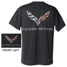C7 Corvette Heather Gray T-Shirt - £23.58 GBP