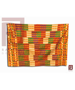 Kente Handwoven Cloth Asante Kente Ghana Kente African Art Fabric Cloth ... - $293.02 CAD