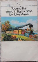 Around the World in 80 Days by Jules Verne - Paperback - Ex-library - £3.19 GBP