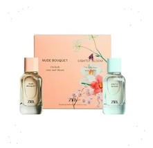 Zara Nude Bouquet + Lightly Bloom 2 x 100ml Duo Set Woman Perfume Fragrance New - $42.50