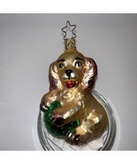 RARE Old World Christmas Birgit SIGNED Playful Cocker Spaniel Ornament - $30.00