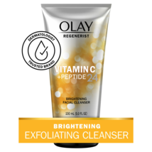 Olay Regenerist Vitamin C + Peptide 24 Face Wash for Dull Skin, 5.0 oz(D0102HR2W - £27.27 GBP
