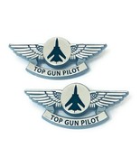 TOP GUN PILOT WINGS AVIATOR COSTUME BADGES PINS - $181.53 MXN