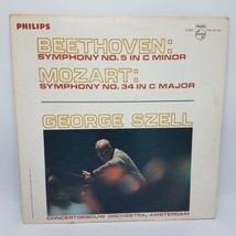 George Szell Beethoven No. 5 in C Minor / Mozart No 34 in C Major Philips LP - £21.32 GBP