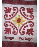 Embroidered Kitchen Towel Dishcloth Braga Portugal - $17.56 CAD