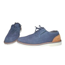 Nunn Bush Men&#39;s Barklay Canvas Plain Toe Oxford Lace Up Navy Multi Blue ... - £17.32 GBP