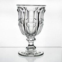 Flint Glass Bigler Goblet, Antique c.1850 Boston &amp; Sandwich EAPG 6&quot; - £15.98 GBP