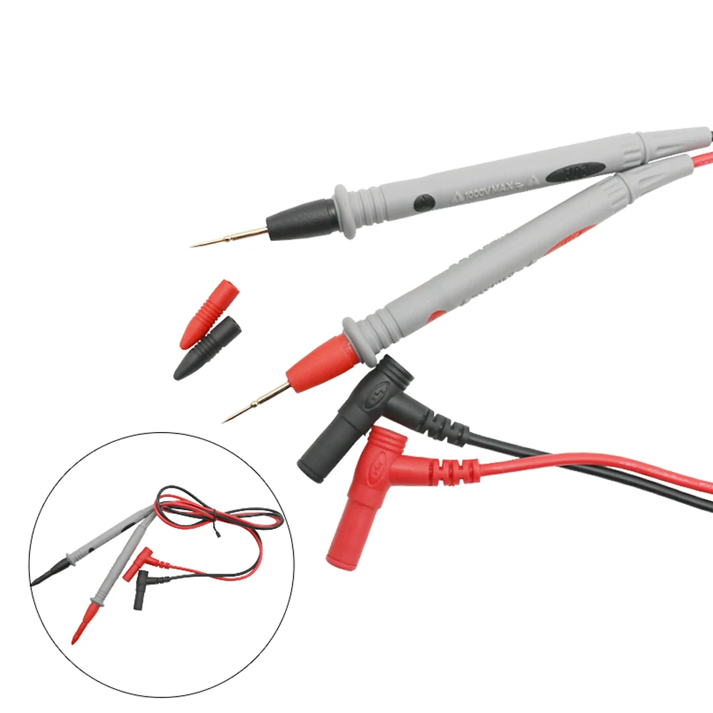 1 Pair Universal Probe Test Leads Pin for Digital Multimeter Needle Tip Meter - £11.00 GBP