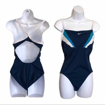 Nike teal one piece bathing suit - £19.27 GBP